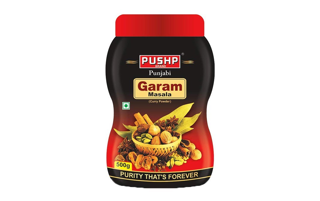 Pushp Punjabi Garam Masala (Curry Powder)   Plastic Jar  500 grams
